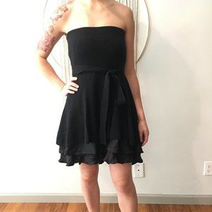 Robert Rodriguez cashmere & silk strapless dress